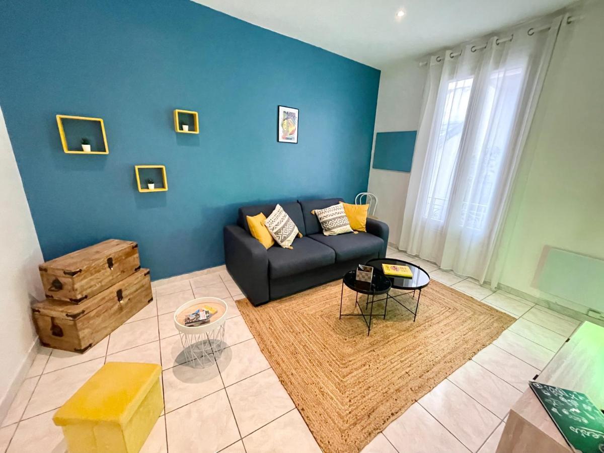Joli Appartement Spacieux A 3 Min A Pied De La Mer نيس المظهر الخارجي الصورة